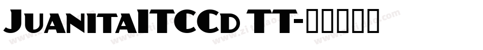 JuanitaITCCd TT字体转换